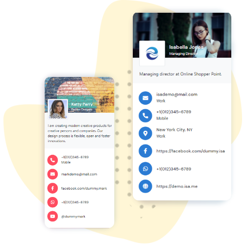 کارتهای ویزیت دیجیتال بدون تماس